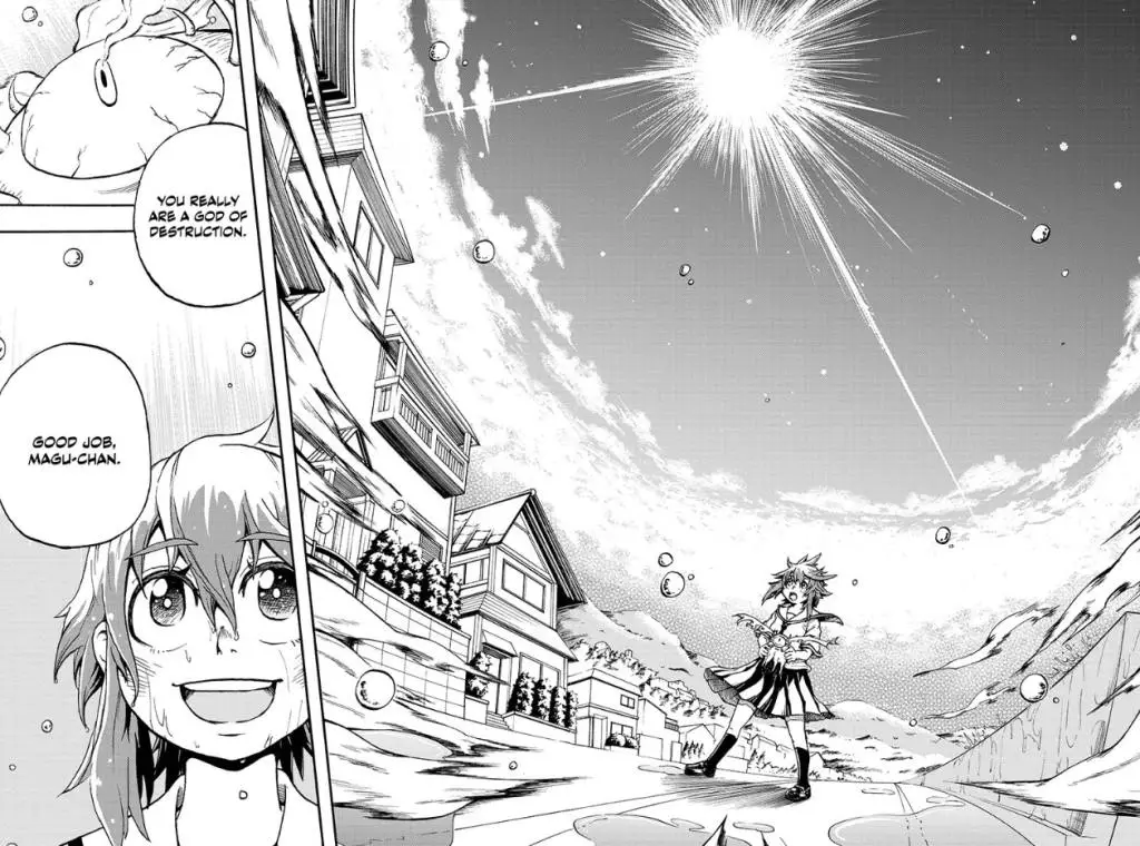 Magu-chan: God of Destruction chapter 1 panel