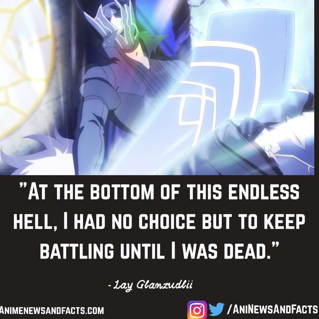 Lay Glanzudlii quote from The Misfit Of Demon King Academy