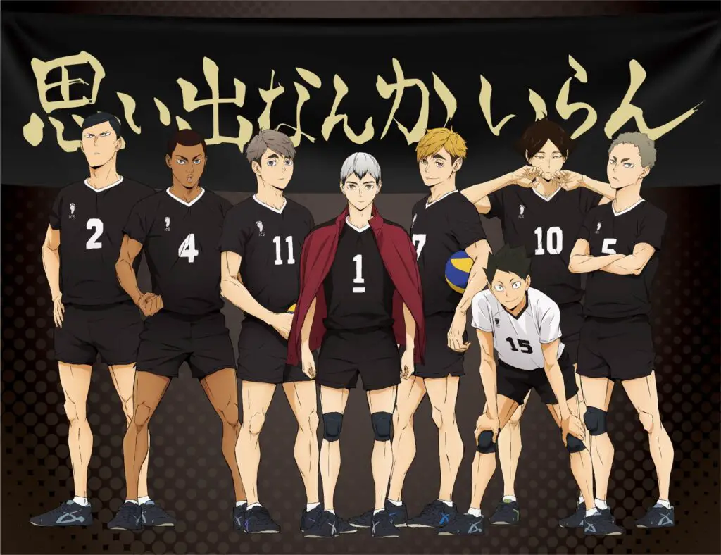 Inarizaki High School Volleyball Team Memebers