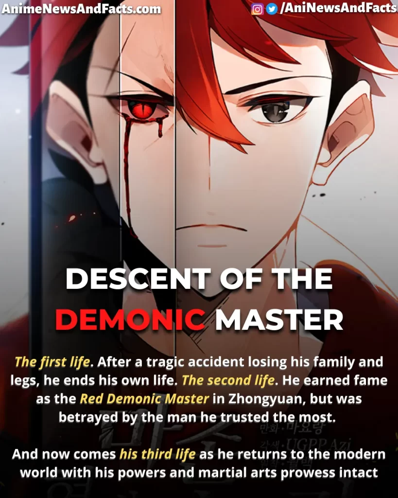 Descent of the Demonic Master webtoon