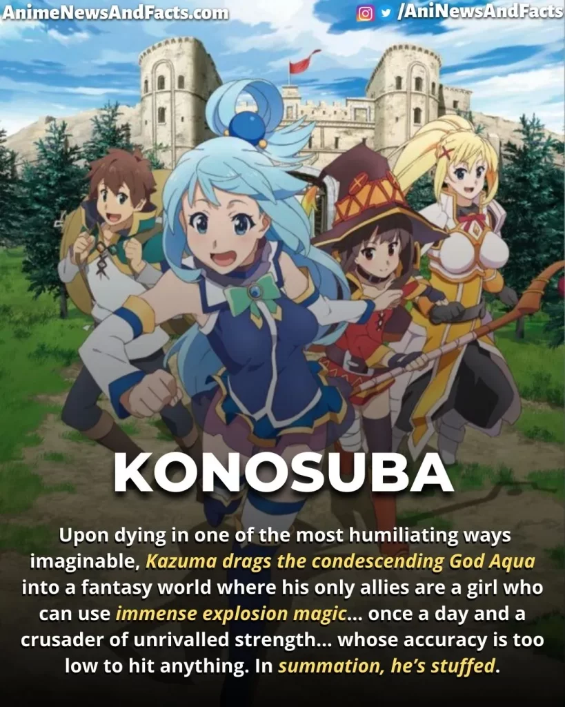 Konosuba anime summary