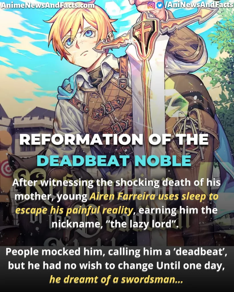 Reformation of the Deadbeat Noble webtoon manga