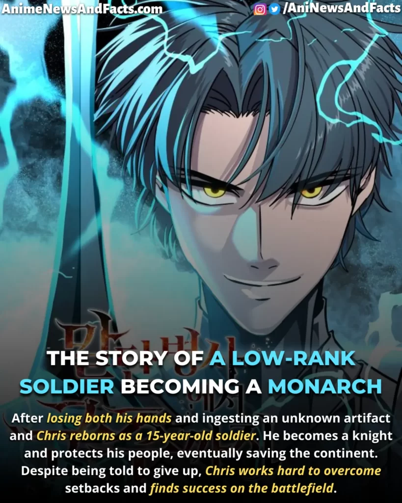 The Story of a Low-Rank Soldier Becoming a Monarch manhwa summary