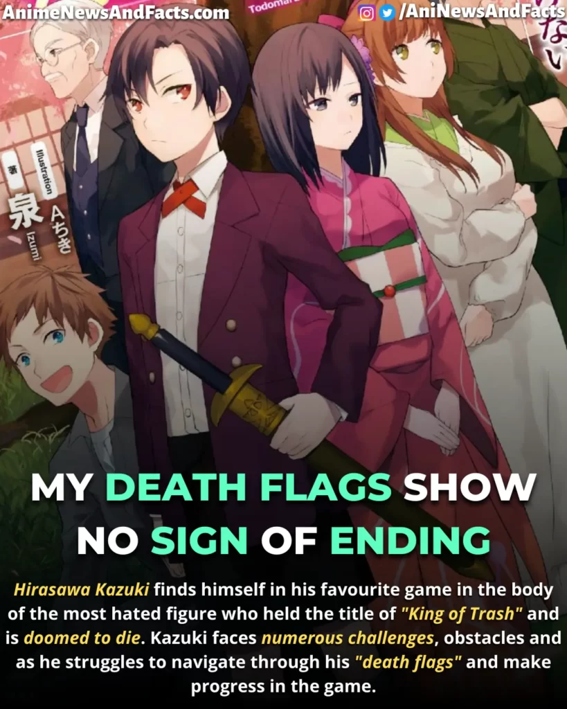My Death Flags Show No Sign of Ending manga summary