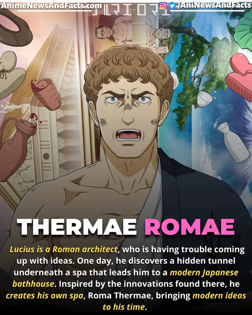 Một bản tóm tắt anime về Nhà tắm của Rome